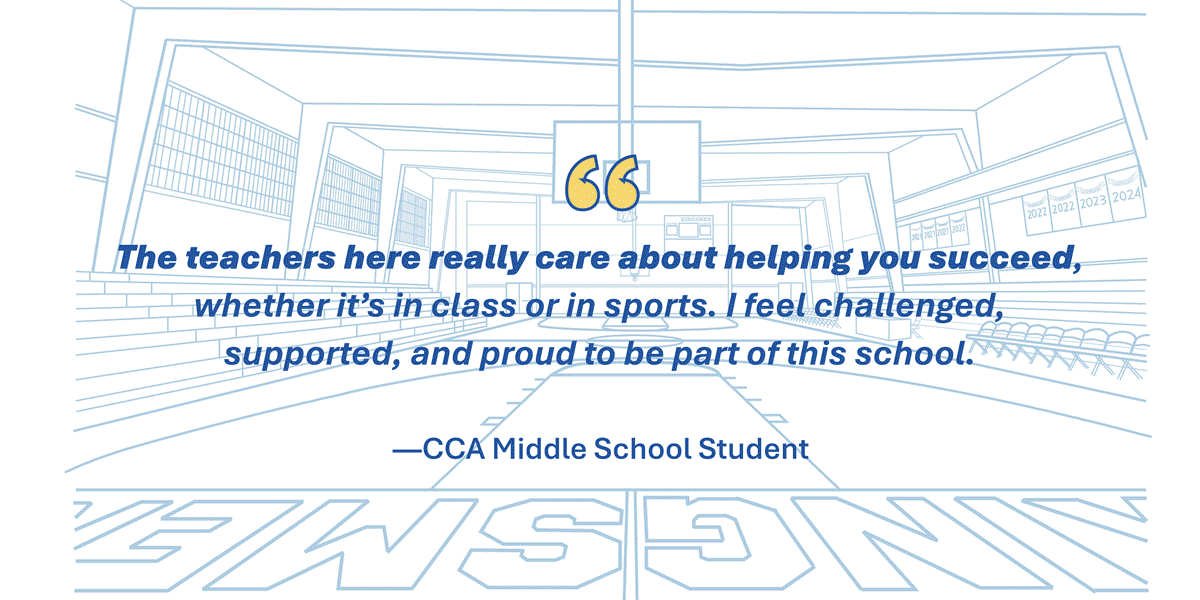 Middle School Student - Teachers really care about you