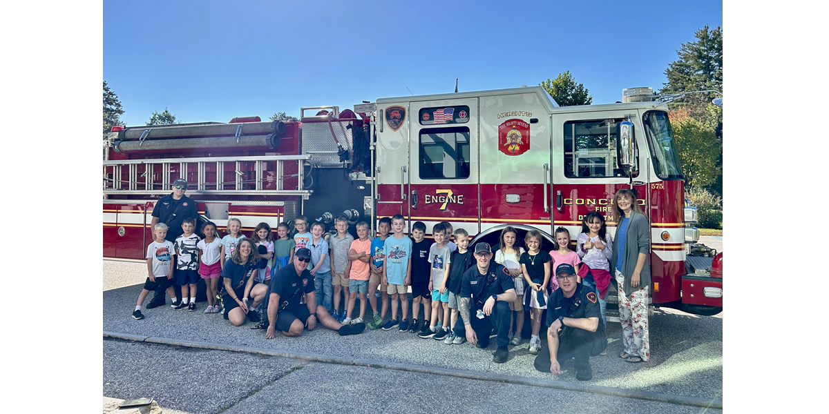 Concord Fire Department Visits with Truck