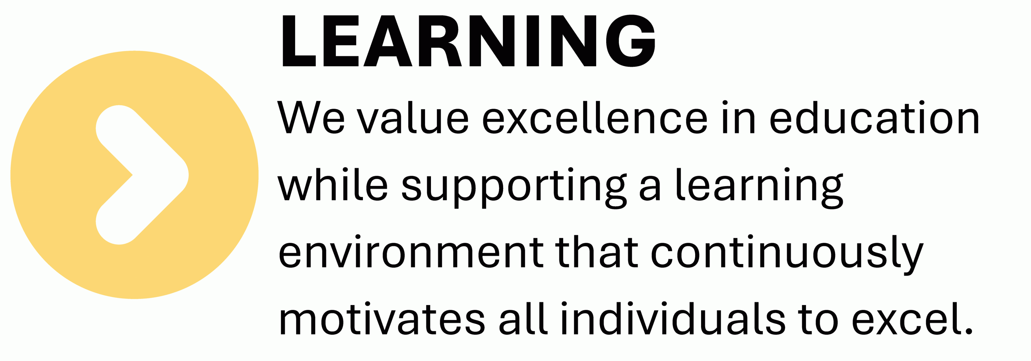 Learning - Excellence in Education